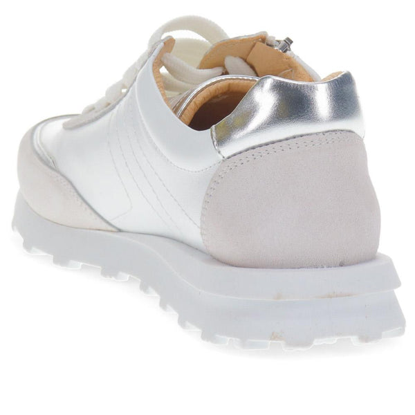 Jones Bootmaker Women's Aisha Lace-Up Trainers - White