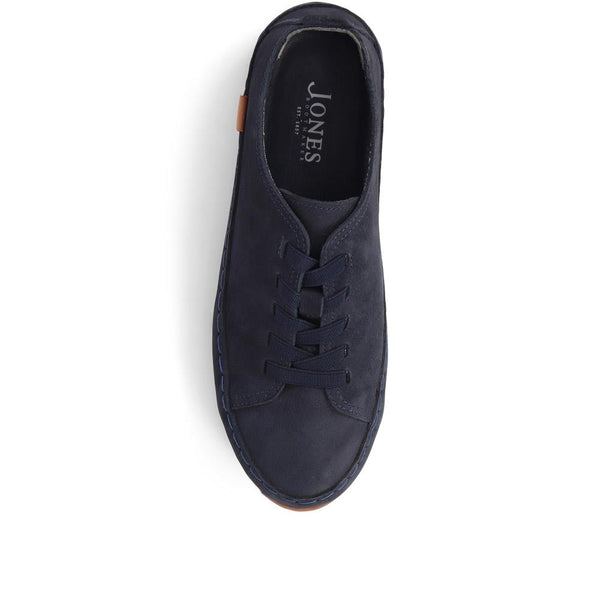 Jones Bootmaker Women's Amarilla Lace-Up Trainers - Navy