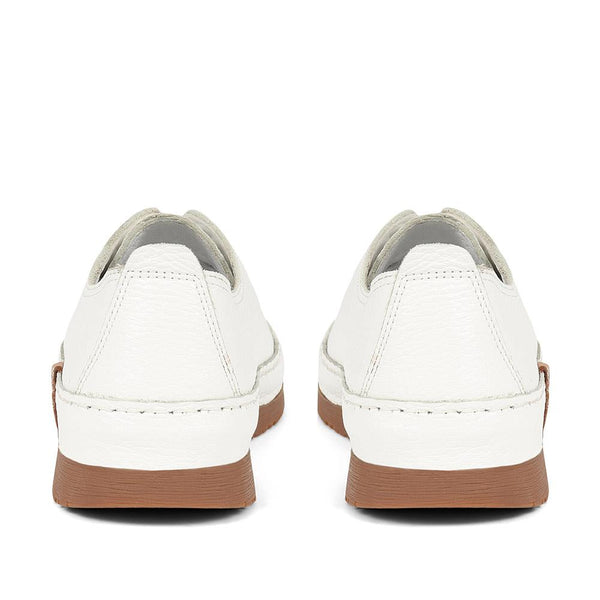 Jones Bootmaker Women's Amarilla Lace-Up Trainers - White