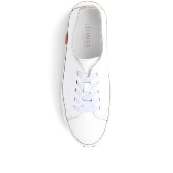 Jones Bootmaker Women's Amarilla Lace-Up Trainers - White