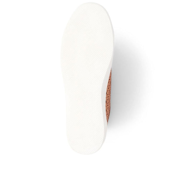 Jones Bootmaker Women's Ariella Cut Out Detailed Trainers - Tan