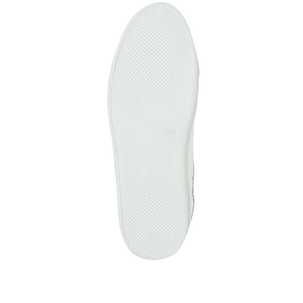 Jones Bootmaker Women's Arielle Leather Trainers - White