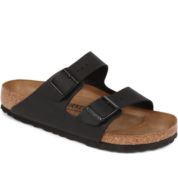 jones bootmaker Women's Arizona Dual Strap Sandals - Black
