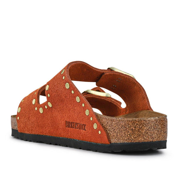 Jones Bootmaker Women's Arizona Soft Footbed Sandals - Rust