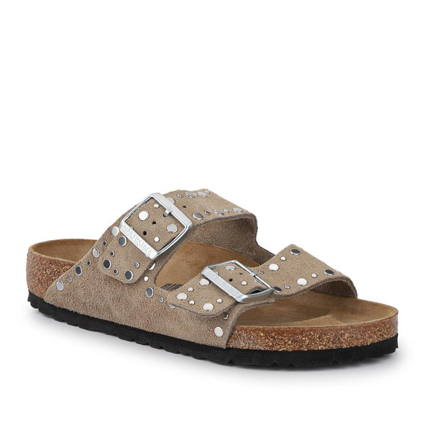 jones bootmaker Women's Arizona Soft Footbed Sandals - Taupe