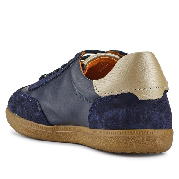Jones Bootmaker Women's Artea Leather Trainers - Navy