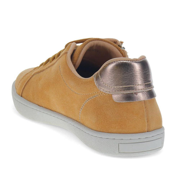 Jones Bootmaker Women's Bambi Leather Trainers - Sand Suede