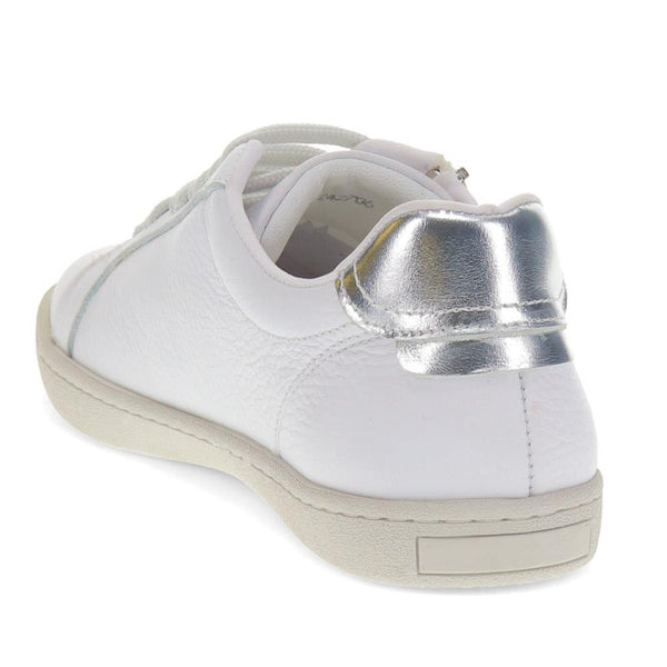 Jones Bootmaker Women's Bambi Leather Trainers - White