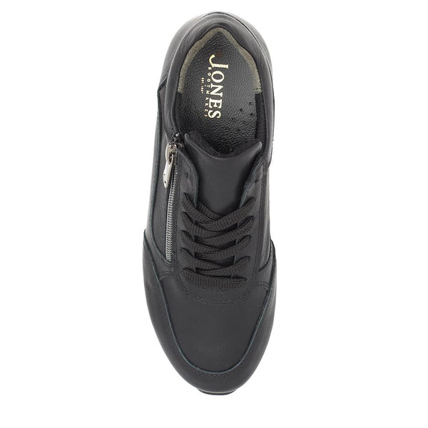 Jones Bootmaker Women's Bertina Lace-Up Trainers - Black