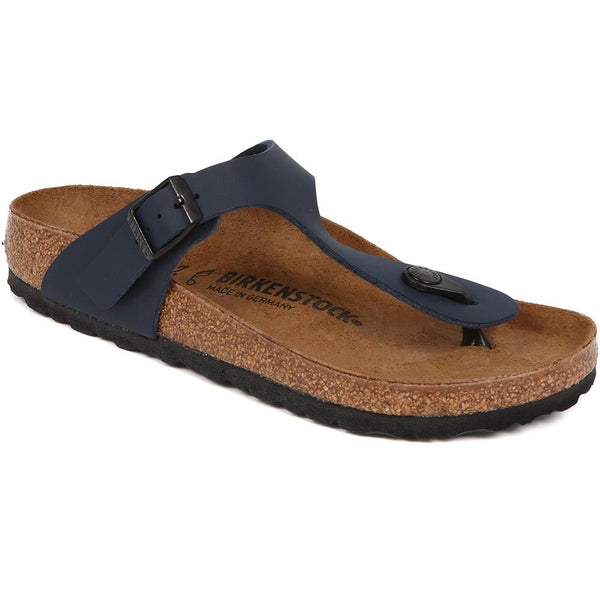 jones bootmaker Women's Birkenstock Gizeh Toe Post Sandals - Navy