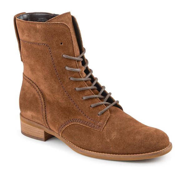 jones bootmaker Women's Brite Gabor Leather Slip on Ankle Boots - Tan