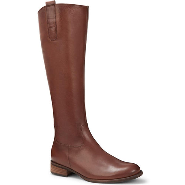 jones bootmaker Women's Brook Slim Gabor Calf Fit Leather Riding Boots - Tan