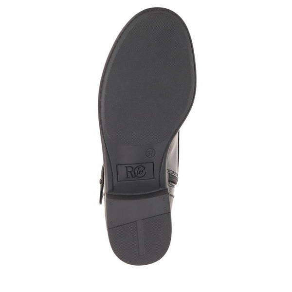 Jones Bootmaker Women's Buckle-Detailed Lace-Up Ankle Boots - Black