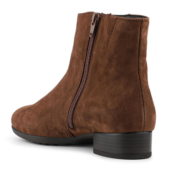 Jones Bootmaker Women's Buzz Gabor Smart Block Heel Leather Ankle Boots - Tan