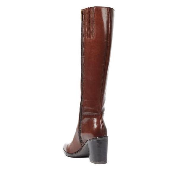 Jones Bootmaker Women's Cagliari Wide Calf Fit Knee-High Boots - Brown