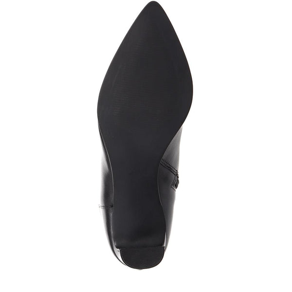 Jones Bootmaker Women's Capriana Heeled Ankle Boots - Black