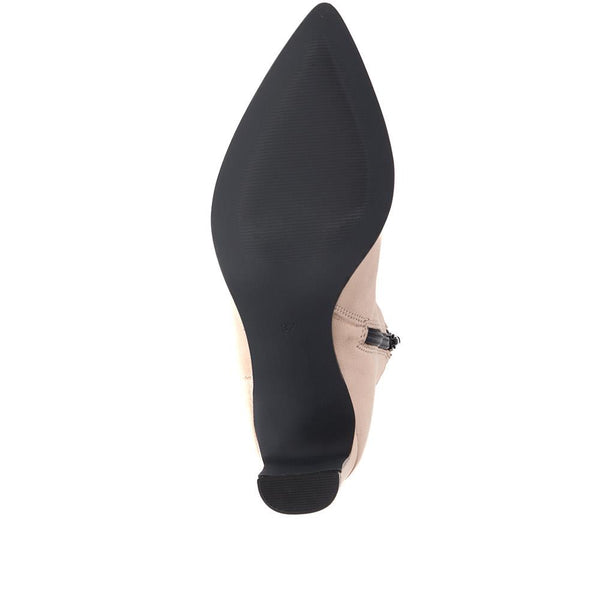 Jones Bootmaker Women's Capriana Heeled Ankle Boots - Gold