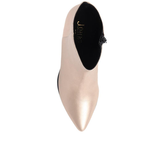 Jones Bootmaker Women's Capriana Heeled Ankle Boots - Gold