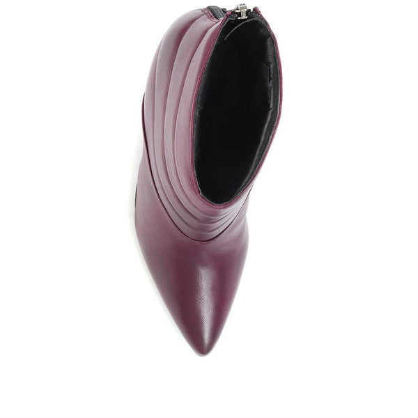 Jones Bootmaker Women's Catalina Stiletto Ankle Boots - Purple