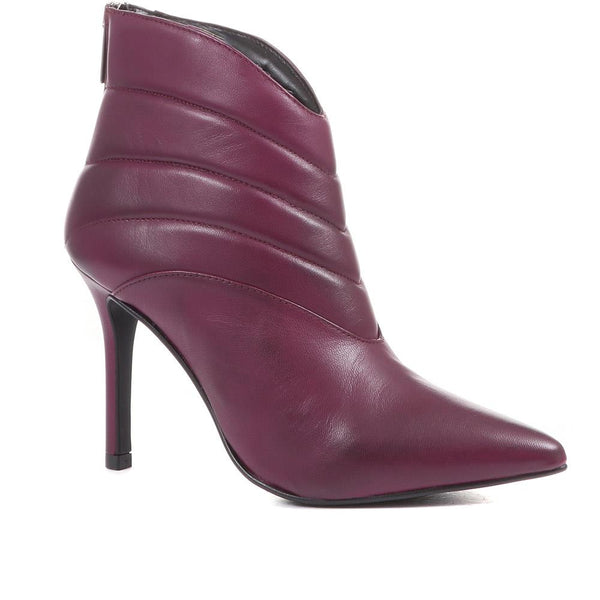 jones bootmaker Women's Catalina Stiletto Ankle Boots - Purple