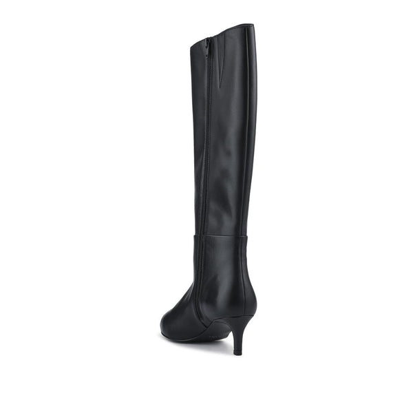 Jones Bootmaker Women's Catia Leather Long Boots - Black