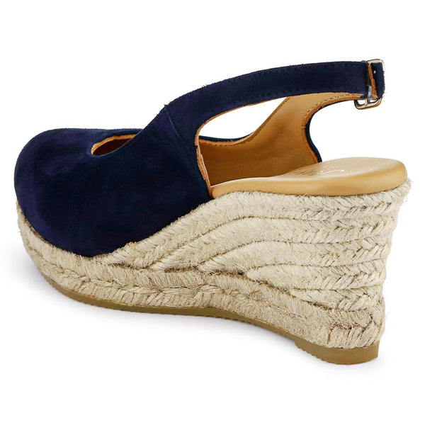 Jones Bootmaker Women's Cedrica Heeled Sandals - Navy