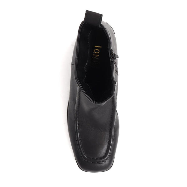 Jones Bootmaker Women's Clementina Apron Front Seam Chelsea Boots - Black