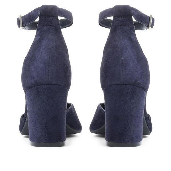 Jones Bootmaker Women's Cloria Heeled Court Shoes - Navy