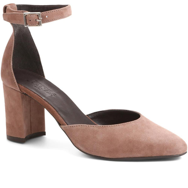 jones bootmaker Women's Cloria Heeled Court Shoes - Taupe