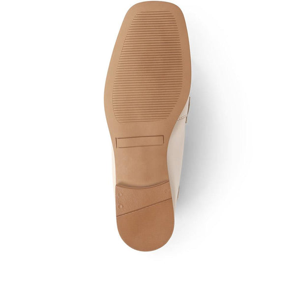 Jones Bootmaker Women's Damara Leather Snaffle Loafers - Cream