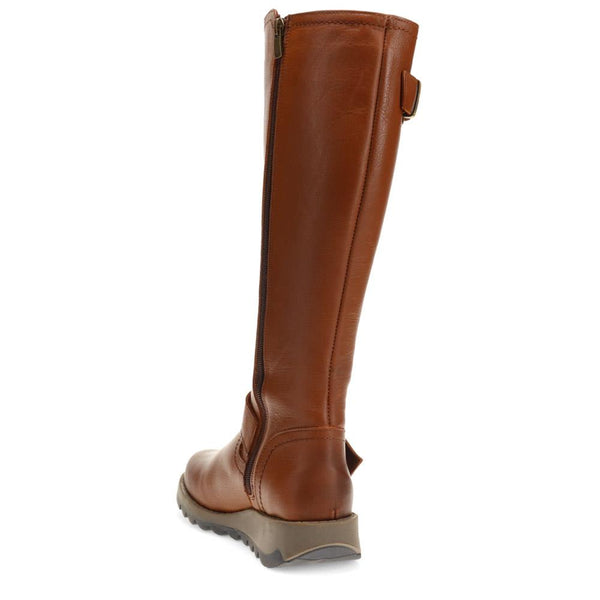 Jones Bootmaker Women's Darlene Leather Long Boots - Brown