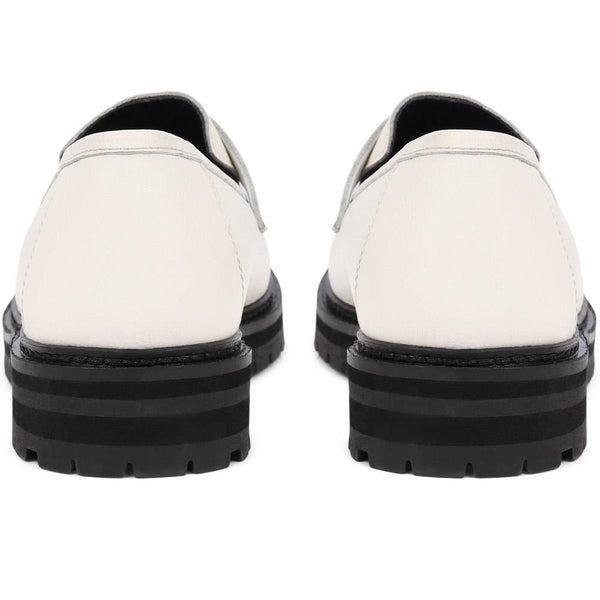 Jones Bootmaker Women's Darra2 Leather Loafers - White