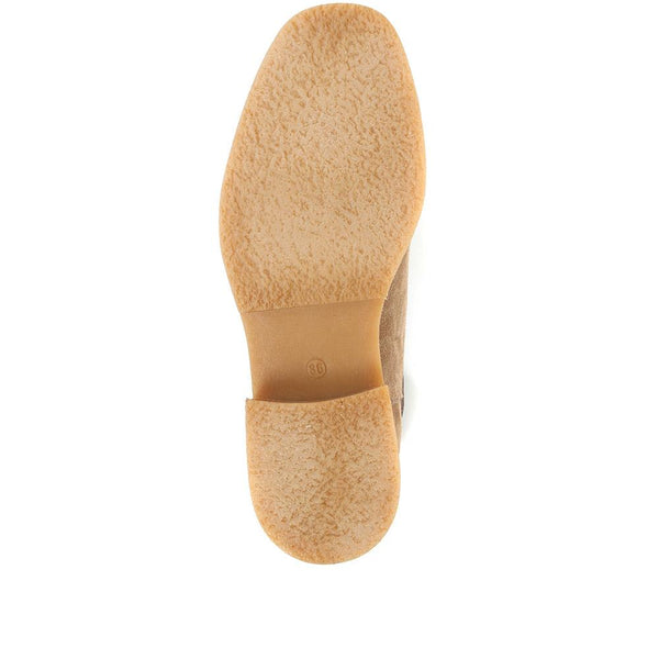 Jones Bootmaker Women's Delia Leather Chelsea Boots - Sand Suede