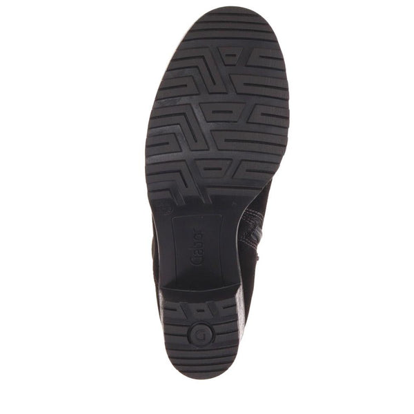 Jones Bootmaker Women's Delight Block-Heeled Ankle Boots - Black Suede