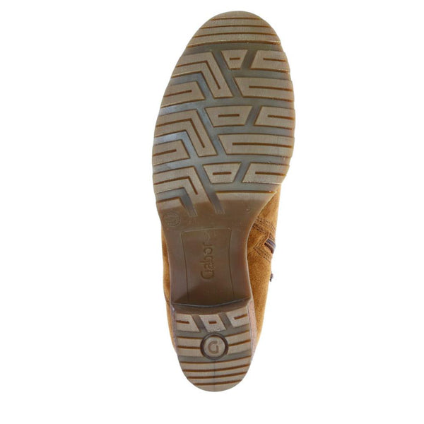 Jones Bootmaker Women's Delight Block-Heeled Ankle Boots - Cognac Suede