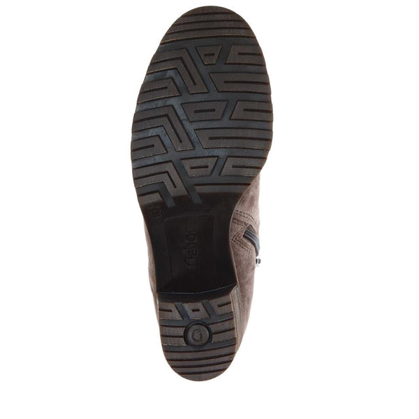 Jones Bootmaker Women's Delight Block-Heeled Ankle Boots - Grey Suede