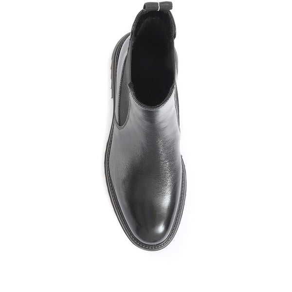 Jones Bootmaker Women's Denno Chunky Chelsea Boots - Black Patent