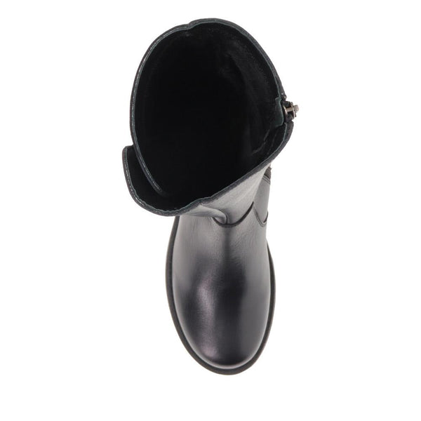 Jones Bootmaker Women's Edita Leather Calf Boots - Black