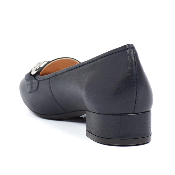 Jones Bootmaker Women's Editta Smart Leather Slip-On Shoes - Navy