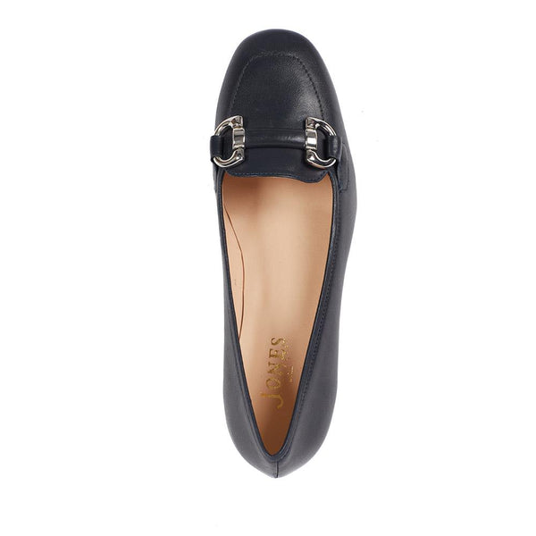 Jones Bootmaker Women's Editta Smart Leather Slip-On Shoes - Navy