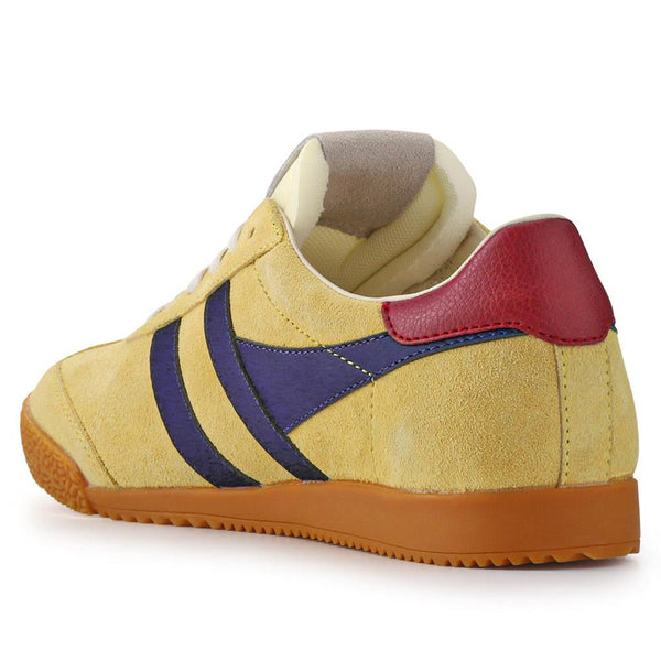 Jones Bootmaker Women's Elan Leather Trainers - Pollen
