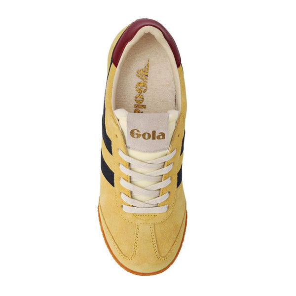 Jones Bootmaker Women's Elan Leather Trainers - Pollen