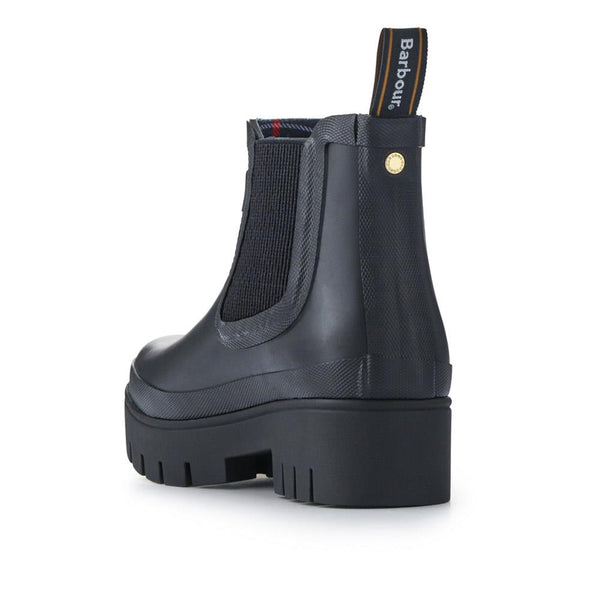 Jones Bootmaker Women's Elasticated Water-Resistant Wellingtons - Black