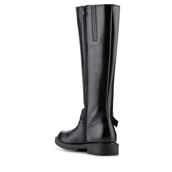 Jones Bootmaker Women's Elisha Leather Long Boots - Black