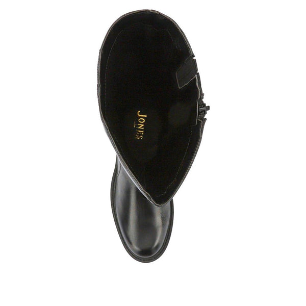 Jones Bootmaker Women's Elisha Leather Long Boots - Black