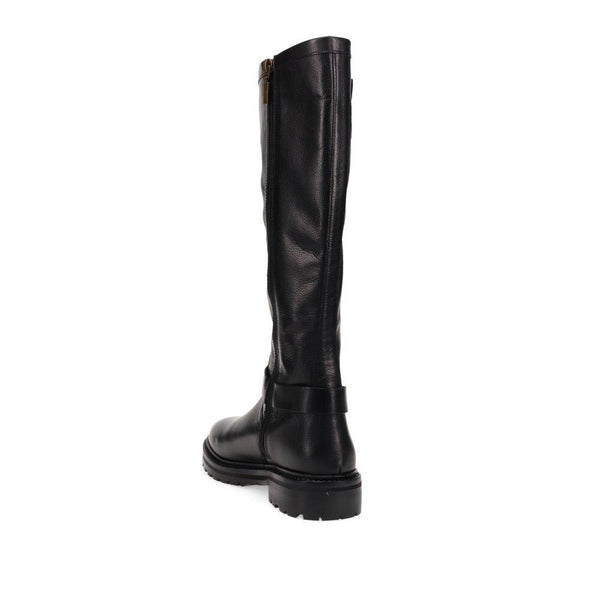 Jones Bootmaker Women's Elstree Casual Leather Long Boots - Black