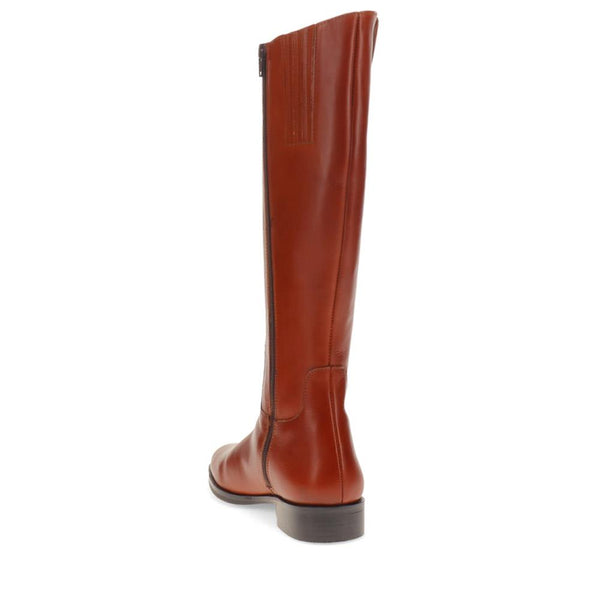 Jones Bootmaker Women's Emelia M Leather Calf Boots - Tan