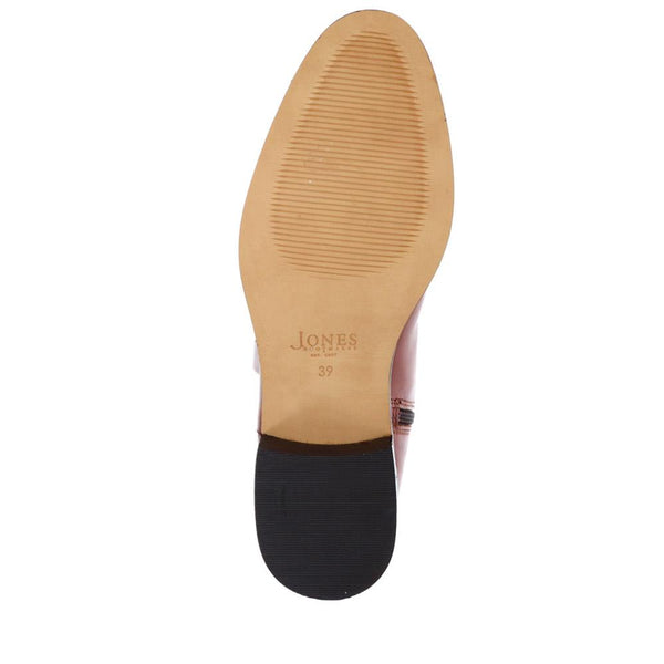 Jones Bootmaker Women's Emelia S Leather Calf Boots - Tan