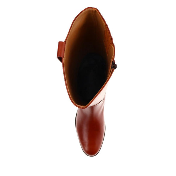 Jones Bootmaker Women's Emelia S Leather Calf Boots - Tan