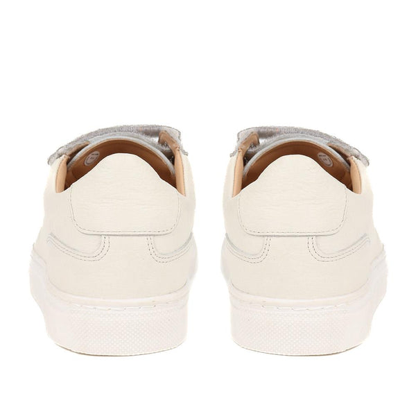 Jones Bootmaker Women's Flavia Patent Leather Trainers - White